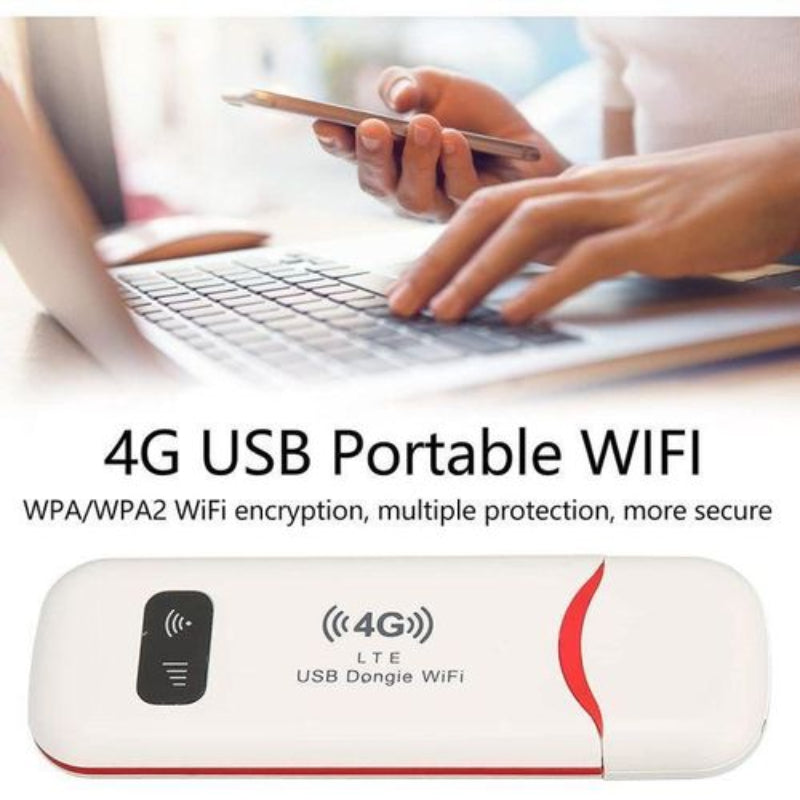 Modem USB 4G LTE WiFi — Internet Partout, Sans Abonnement