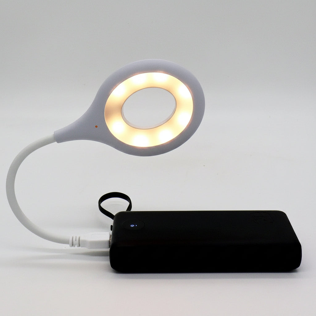 Lampe USB Commande Vocale LW02 — 3 Couleurs, Col Flexible