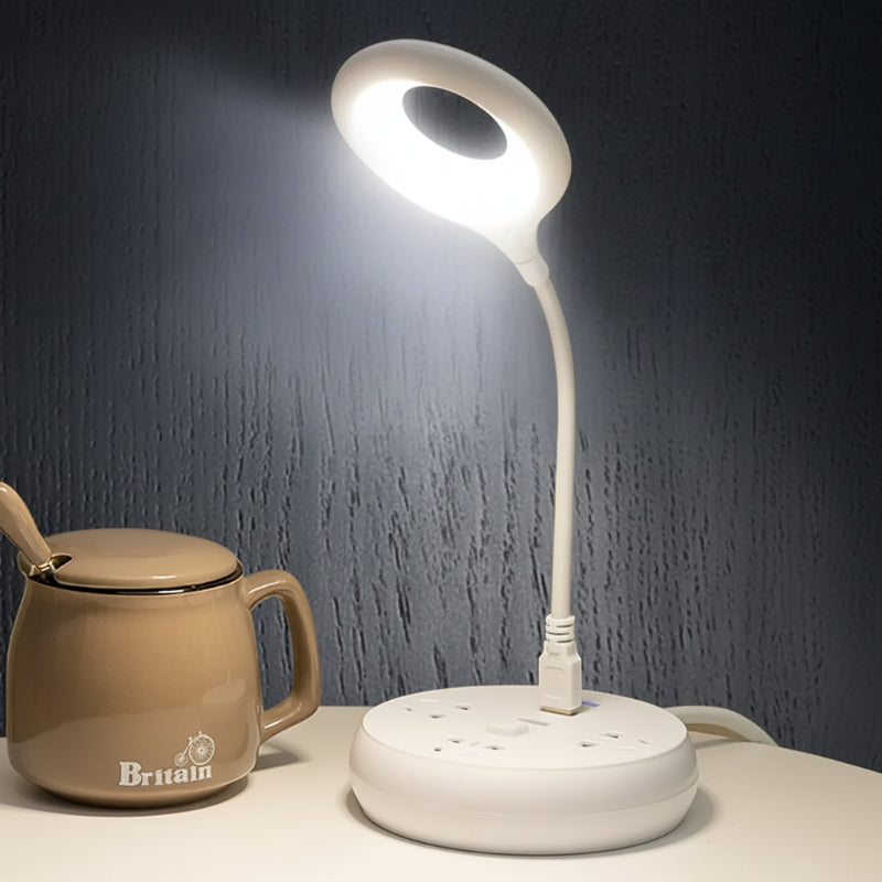 Lampe USB Commande Vocale LW02 — 3 Couleurs, Col Flexible