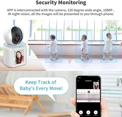 Caméra WiFi XO CR03 CoverGuard — Surveillez et appelez en HD