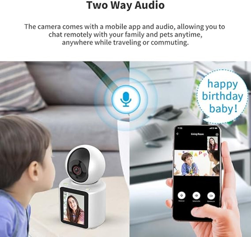 Caméra WiFi XO CR03 CoverGuard — Surveillez et appelez en HD