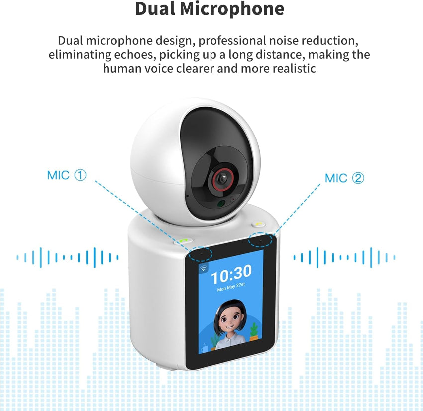 Caméra WiFi XO CR03 CoverGuard — Surveillez et appelez en HD