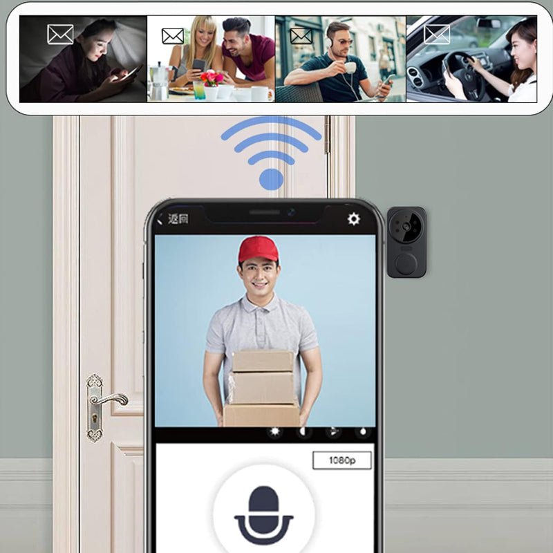 Sonnette Vidéo WiFi — Voyez Qui Sonne, Où Que Vous Soyez