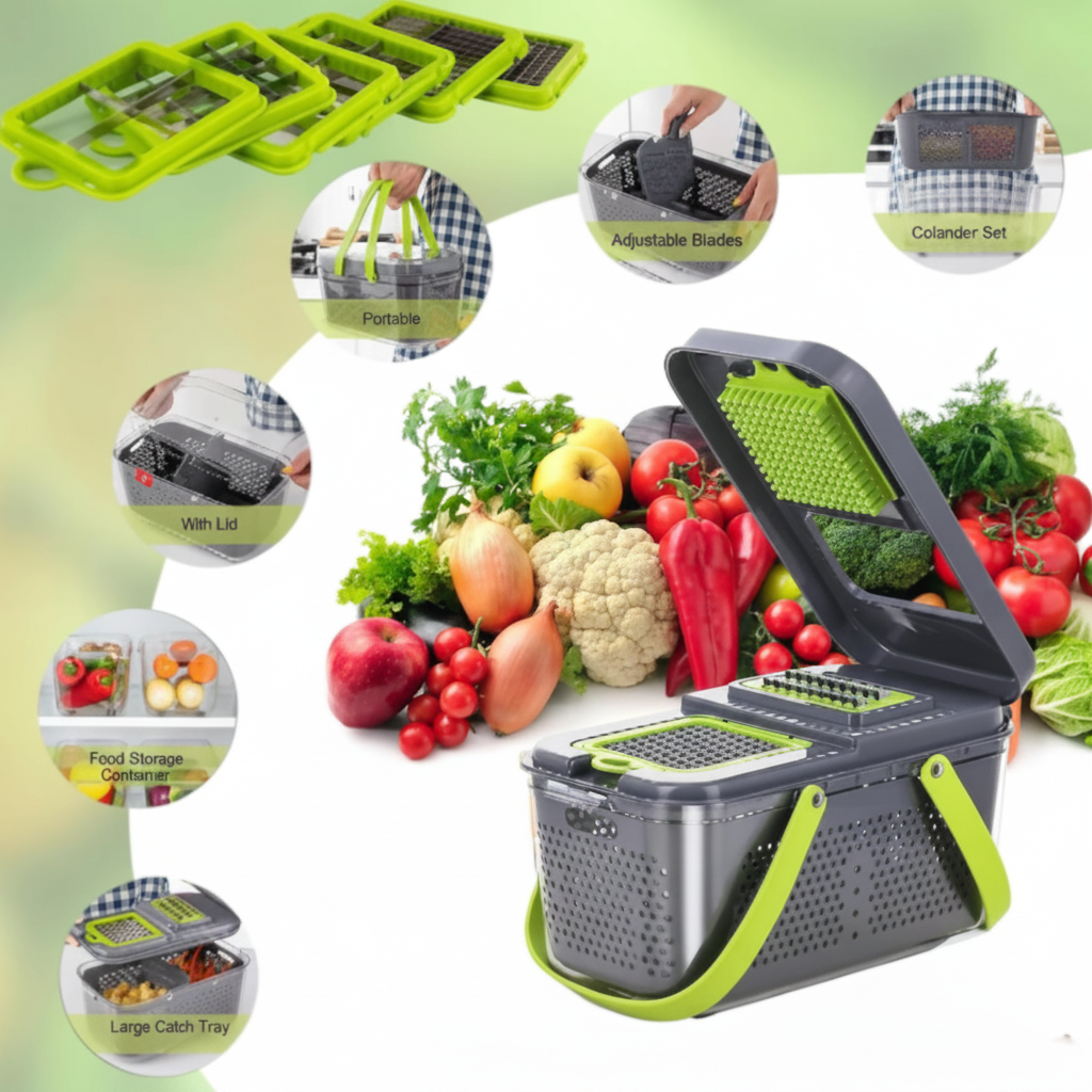 Coupe Légumes 22 en 1 – Multifonction | Livraison Maroc
