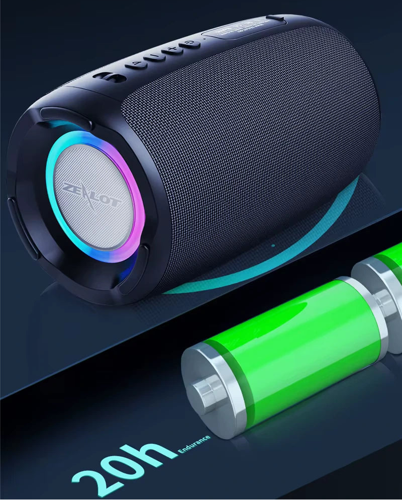 Enceinte Bluetooth Zealot S61 — Son Puissant Partout