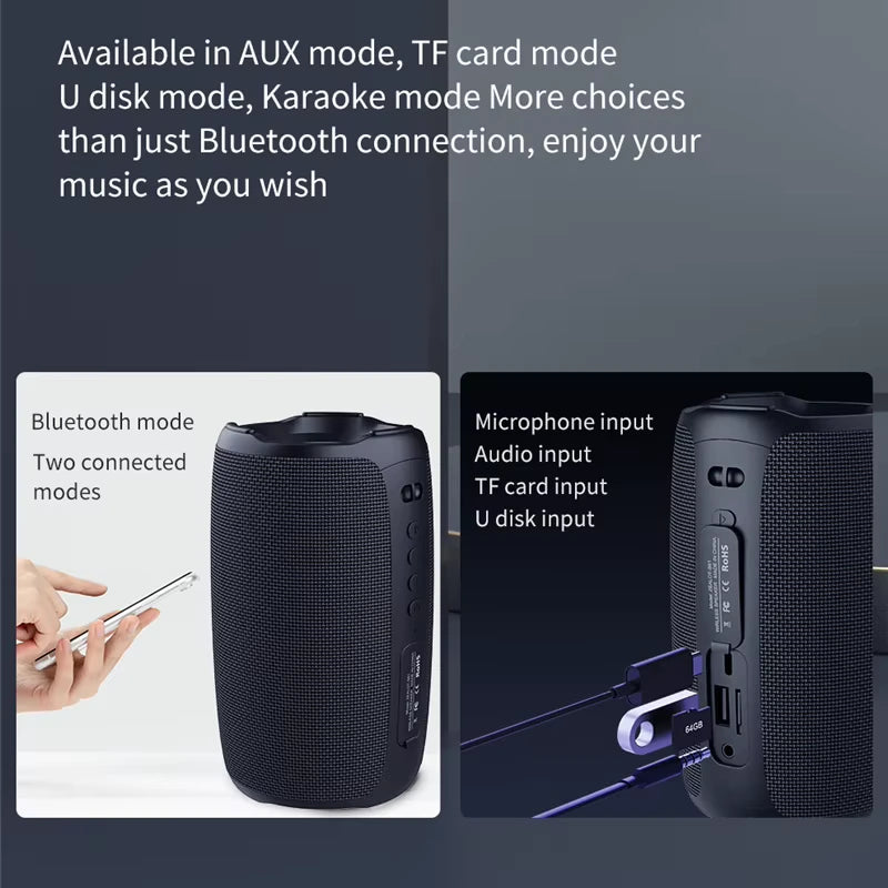 Enceinte Bluetooth Zealot S61 — Son Puissant Partout