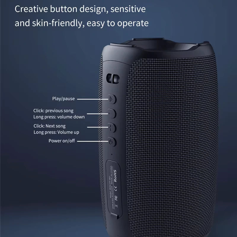 Enceinte Bluetooth Zealot S61 — Son Puissant Partout
