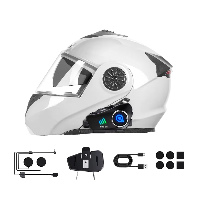 Intercom Moto FreedConn Q28 — Caméra 1080P, Bluetooth & IP66