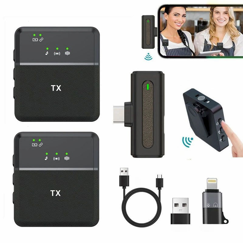 Micro Lavalier Sans Fil SX8 Pro — Son Pro, Zéro Câble
