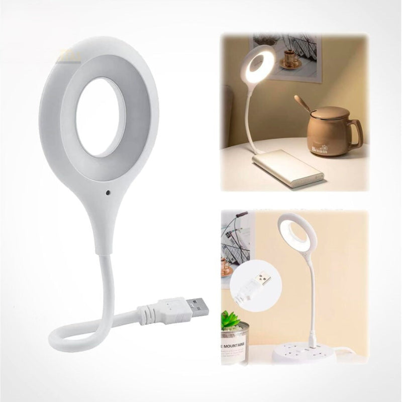 Lampe USB Commande Vocale LW02 — 3 Couleurs, Col Flexible