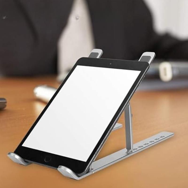 Support Laptop Aluminium — Posture Parfaite au Bureau