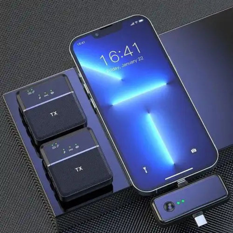 Micro Lavalier Sans Fil SX8 Pro — Son Pro, Zéro Câble