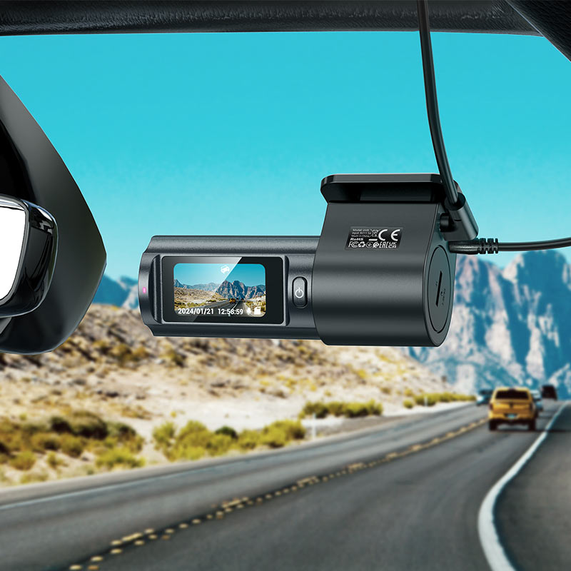Dashcam Hoco DV8 2K — Double Objectif, Vision Nocturne & Parking