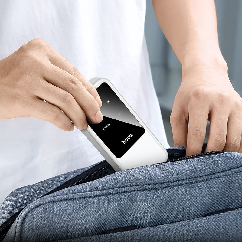Routeur Wi-Fi 6 Portable Hoco HI42 — 4G, 8h d’Autonomie