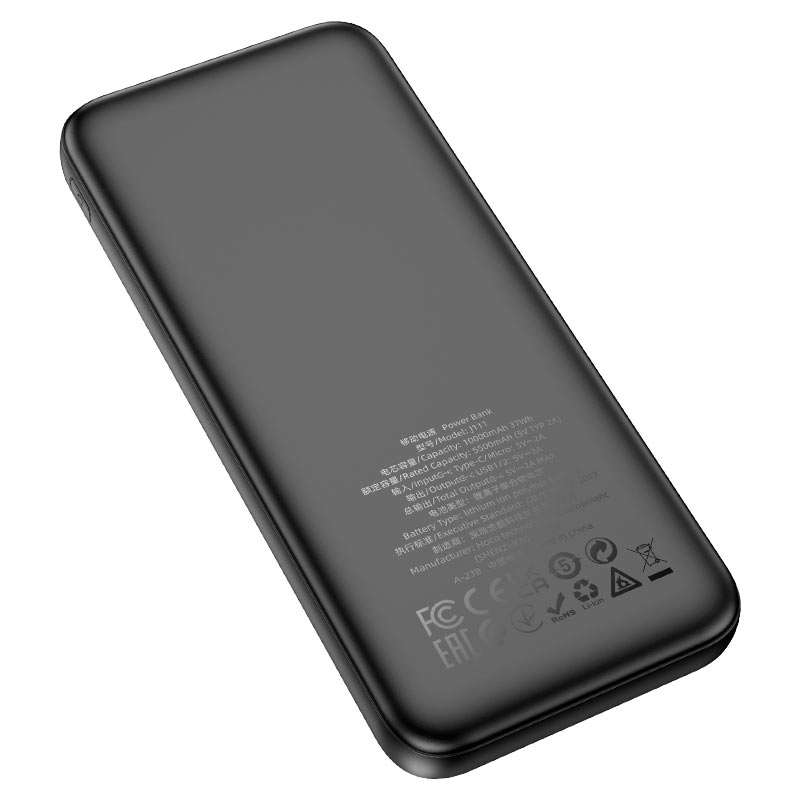 Power Bank Hoco J111 10000mAh — Smart Charge, Charge Intelligente
