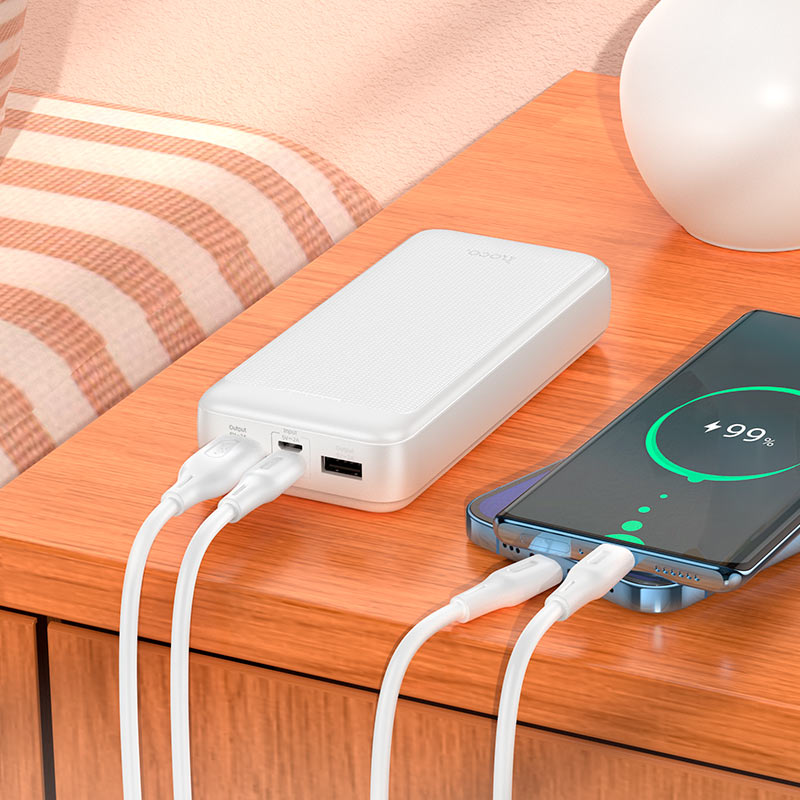 Power Bank Hoco J111A 20000mAh — Smart Charge, 4 Charges Complètes