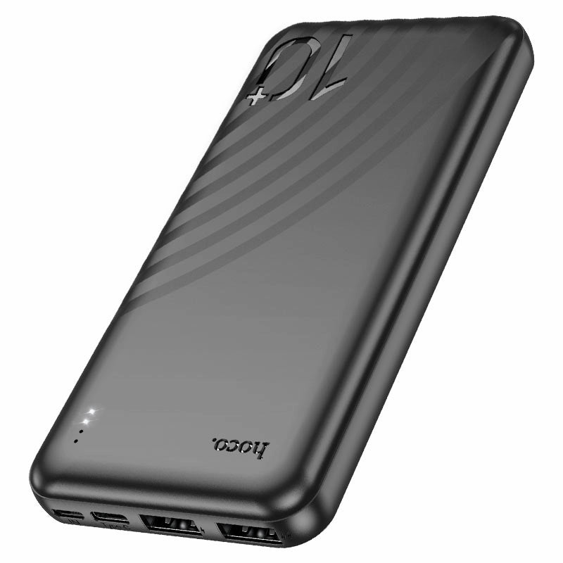 Power Bank Hoco J123 Element 10000mAh — Double USB, Ultra-Fin 16mm