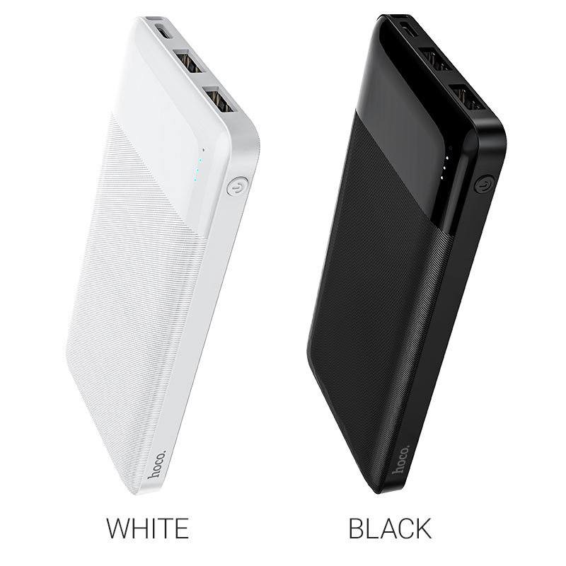 Power Bank Hoco J72 10000mAh — Ultra-Fin, Double USB, Partout