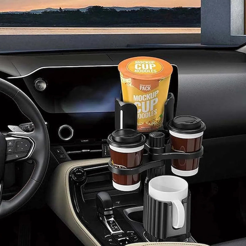 Porte-Gobelet Double Extensible pour Voiture – Support Réglable Universel