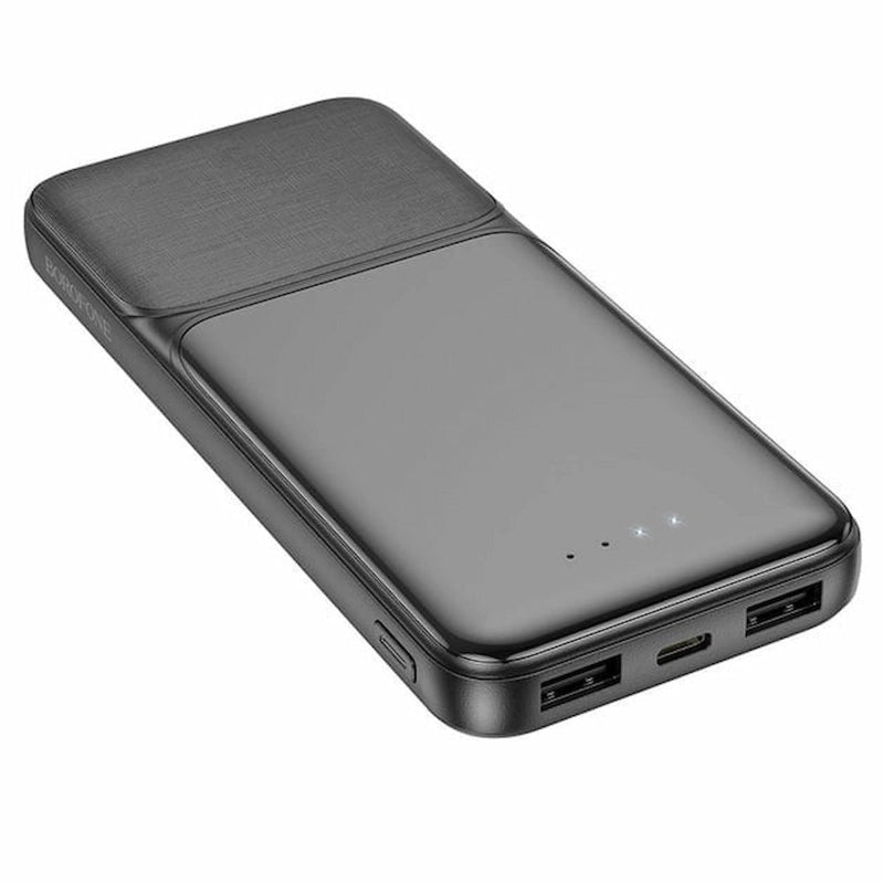 Power Bank Borofone BJ33 10000mAh — Ultra-Mince, Double USB, Design Premium
